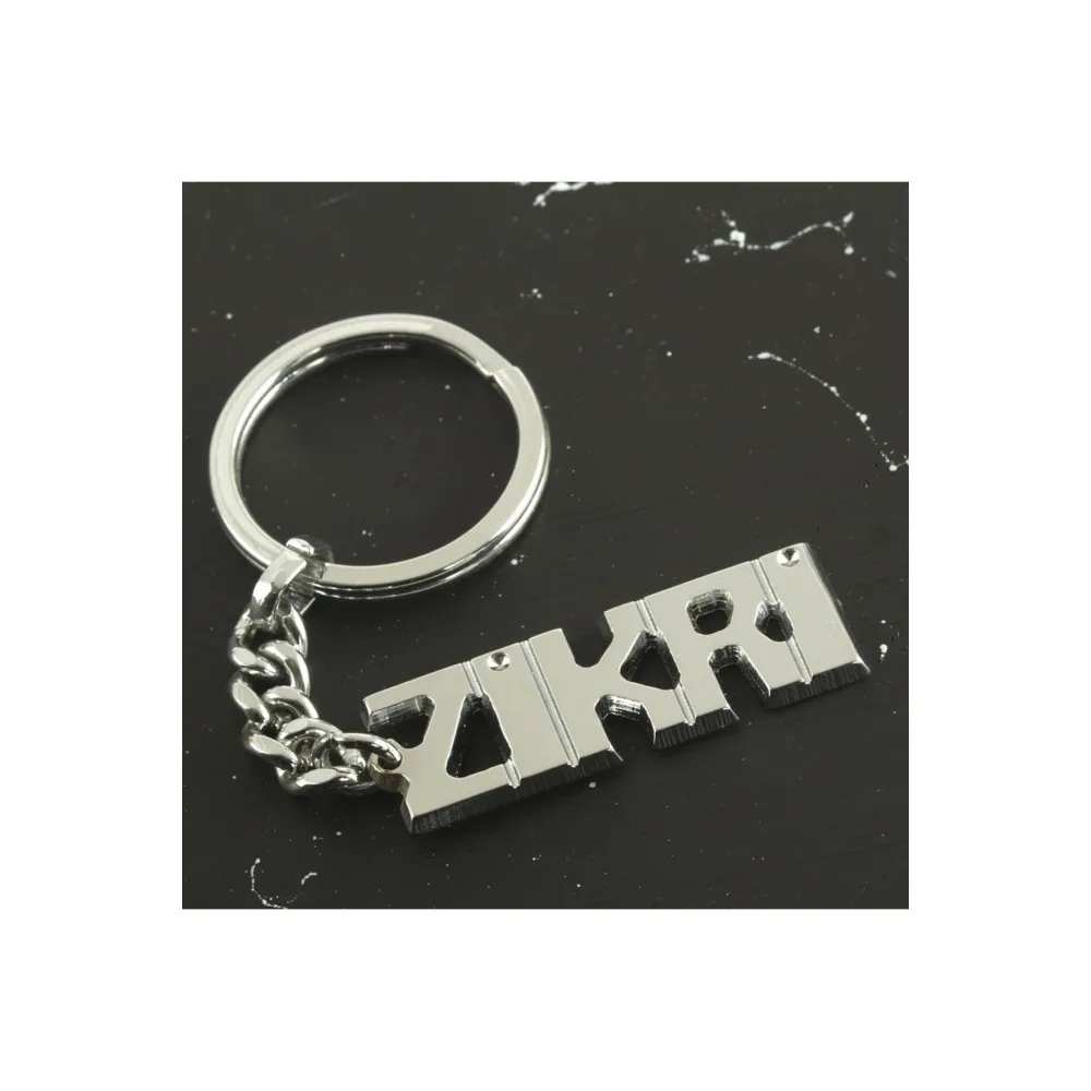 Zikri İsimli Anahtarlık-