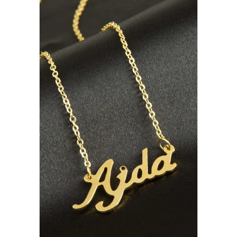 Ajda isimli kolye -Sarı