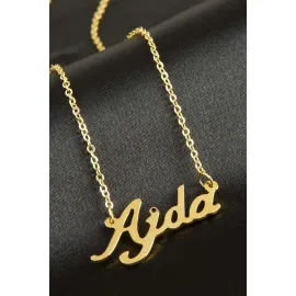 Ajda isimli kolye -Sarı