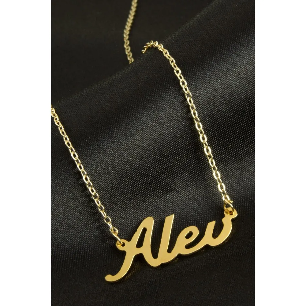 Alev Isimli Kolye -Sarı