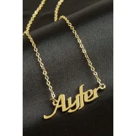 Ayfer Isimli Kolye -Sarı