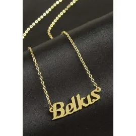 Belkıs isimli kolye -Sarı