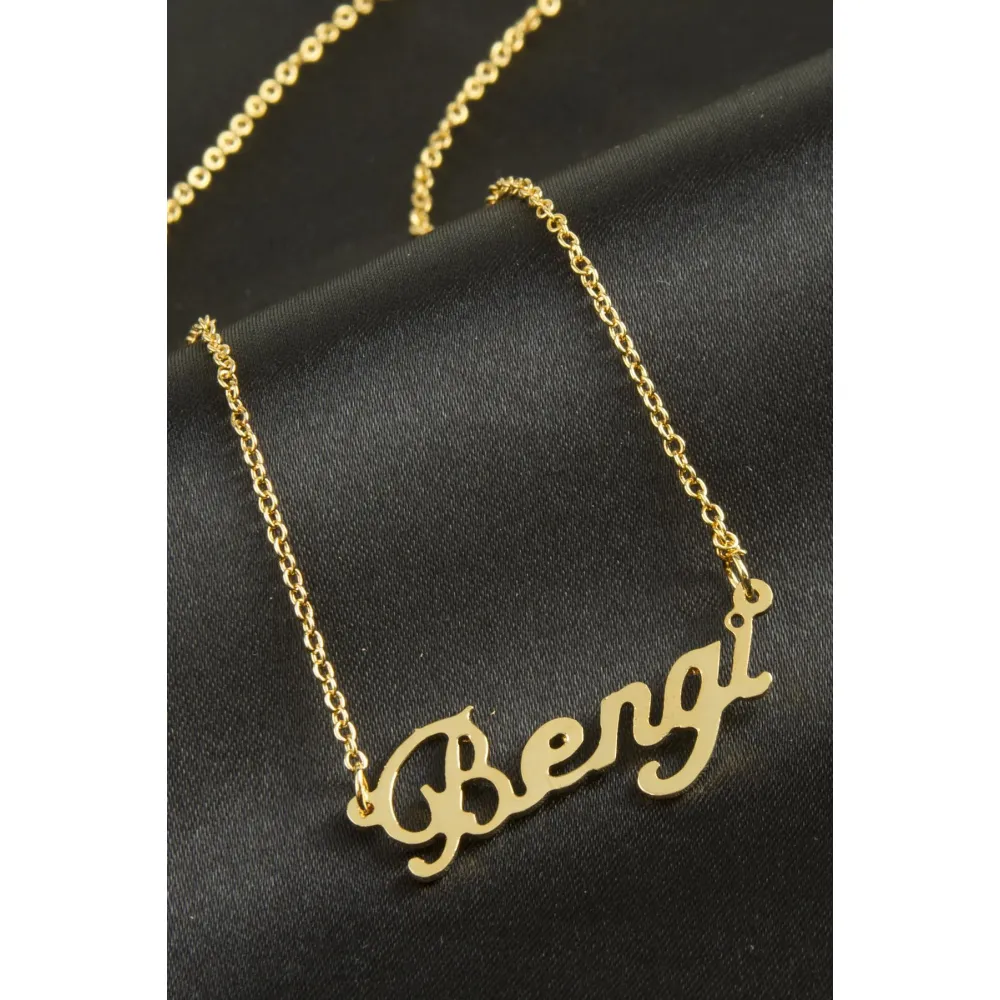 Bengi isimli kolye -Sarı