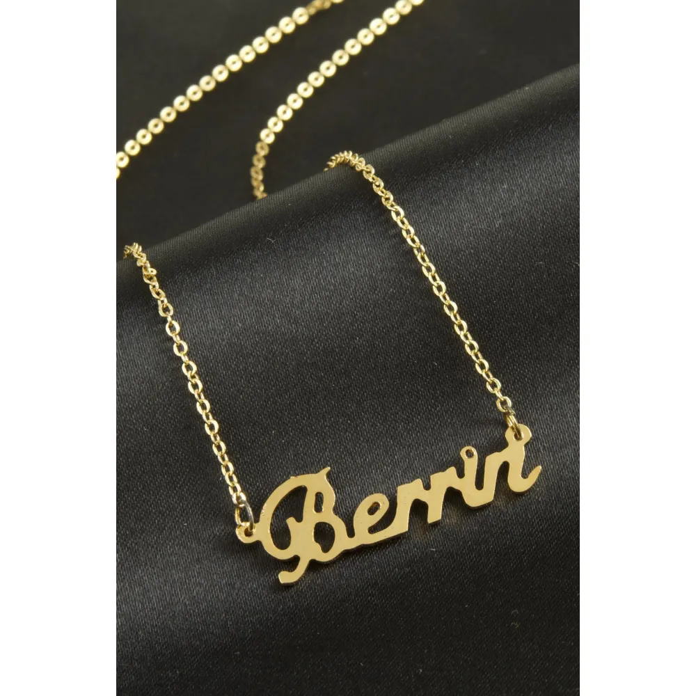 Berrin isimli kolye -Sarı
