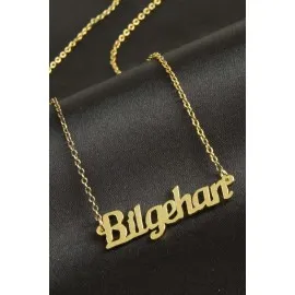 Bilgehan Isimli Kolye -Sarı