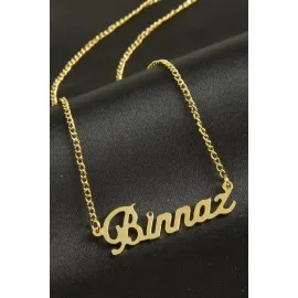 Binnaz Isimli Kolye -Sarı