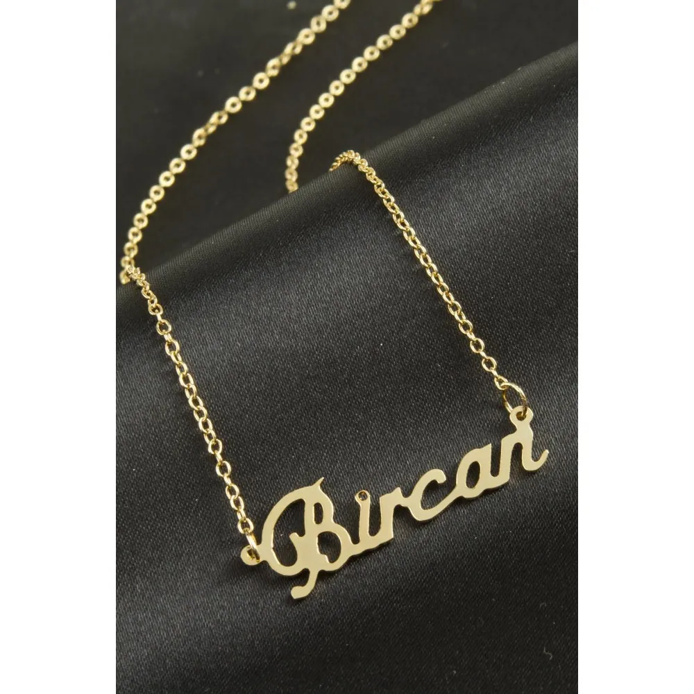 Bircan Isimli Kolye -Sarı