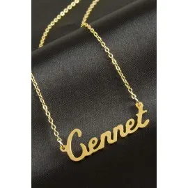 Cennet isimli kolye -Sarı