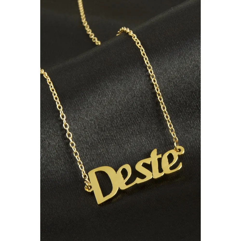 Deste isimli kolye -Sarı