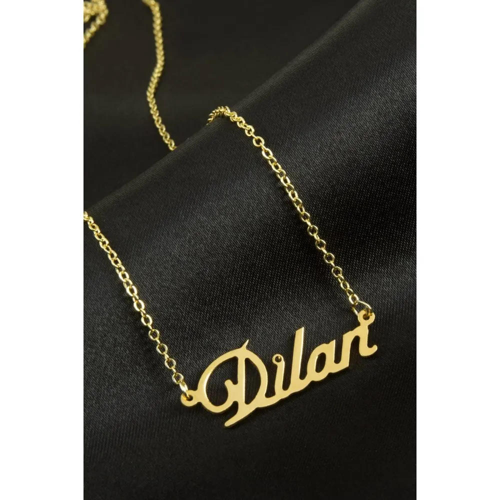 Dilan Isimli Kolye -Sarı