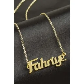 Fahriye isimli kolye -Sarı