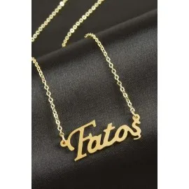 Fatoş isimli kolye -Sarı