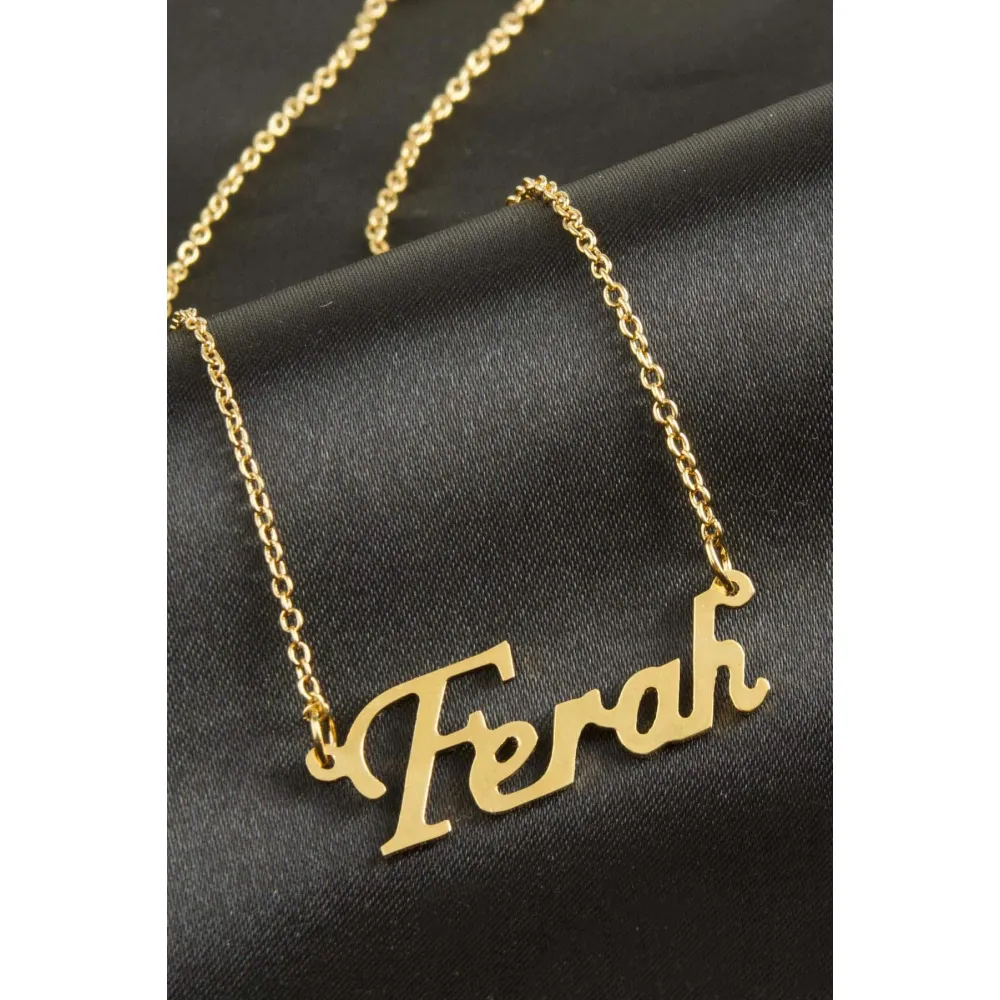 Ferah isimli kolye -Sarı