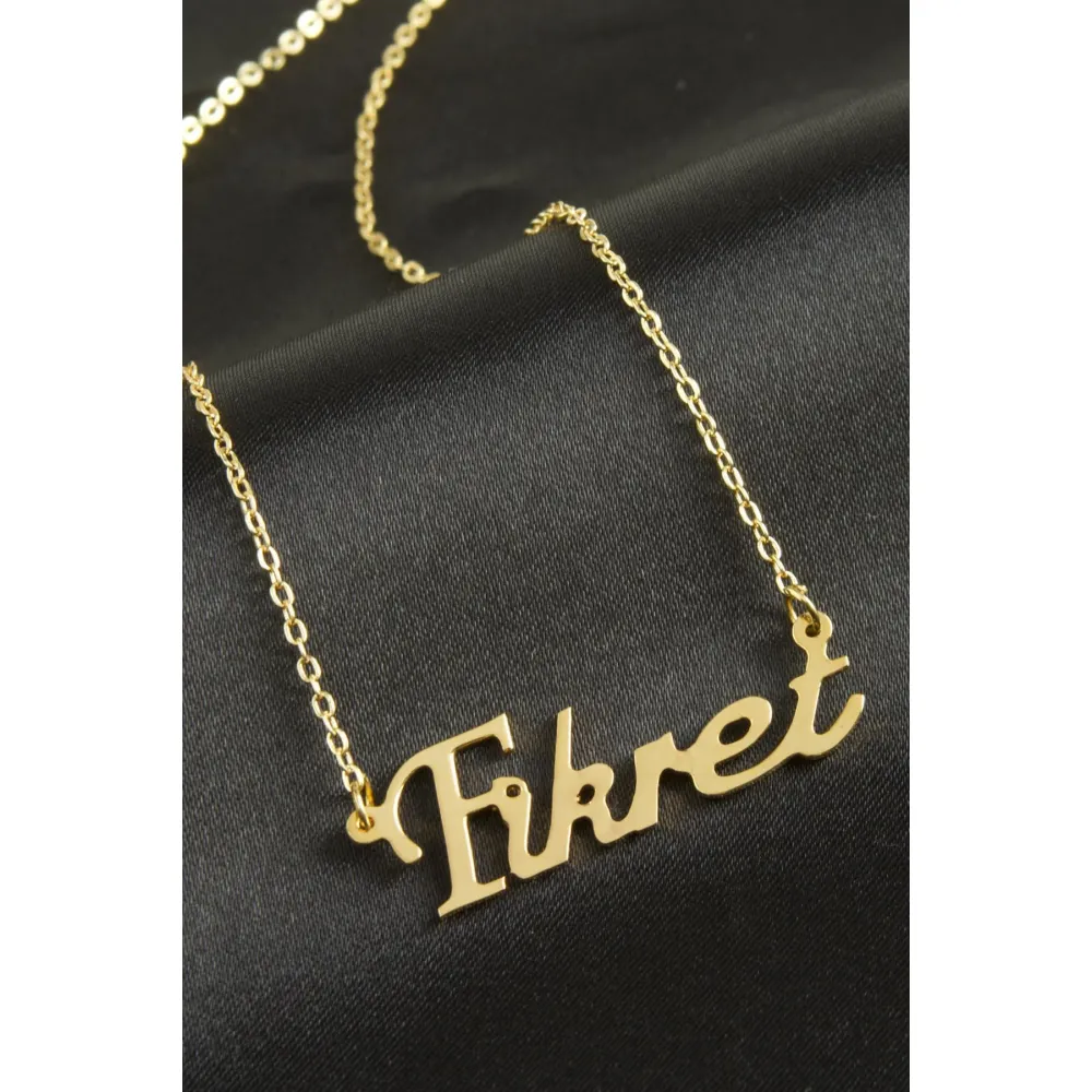 Fikret isimli kolye -Sarı