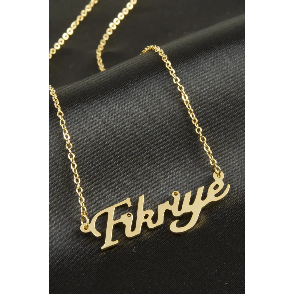 Fikriye isimli kolye -Sarı