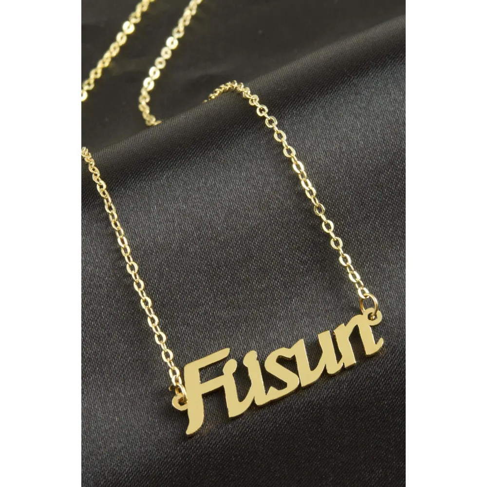 Füsun isimli kolye -Sarı