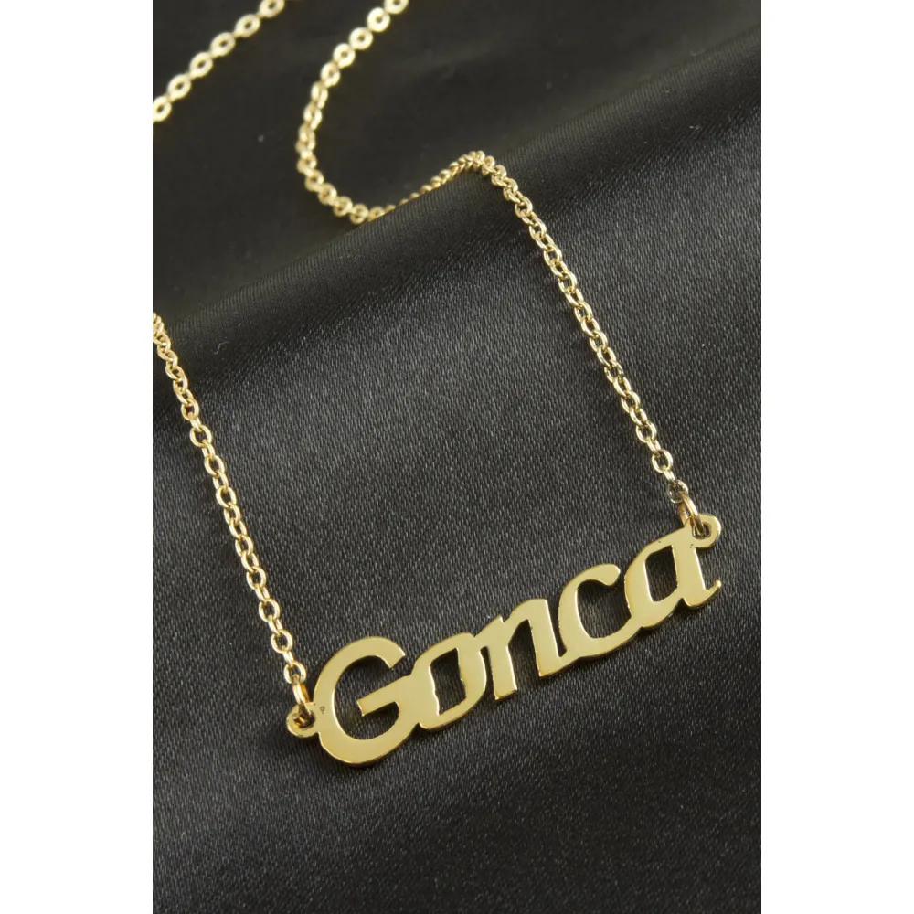 Gonca isimli kolye -Sarı