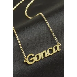 Gonca isimli kolye -Sarı