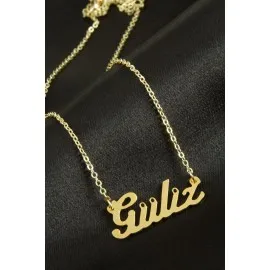 Güliz isimli kolye -Sarı