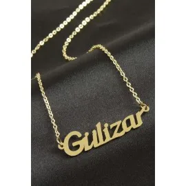 Gülizar isimli kolye -Sarı