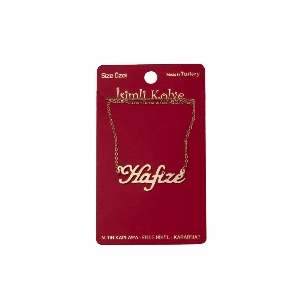 Hafize isimli kolye -Sarı