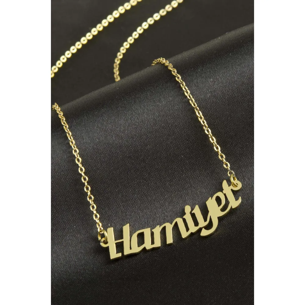 Hamiyet isimli kolye -Sarı