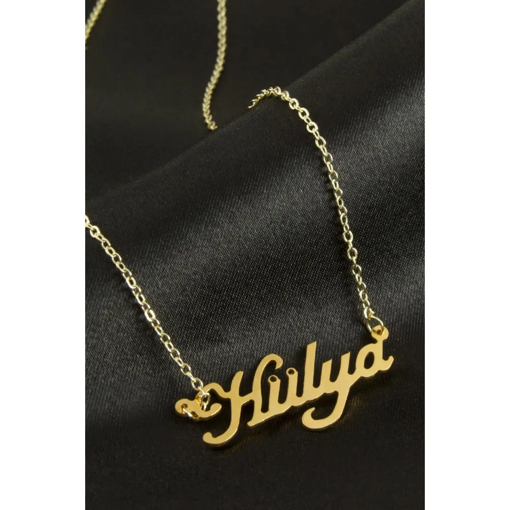 Hülya isimli kolye -Sarı