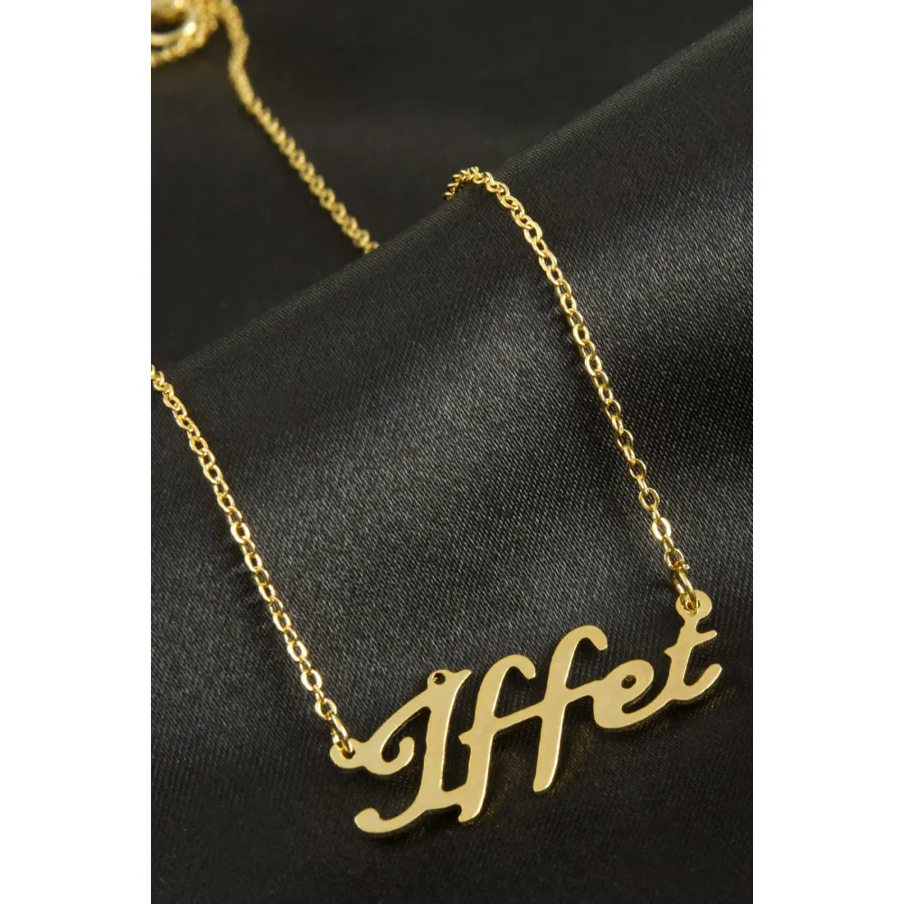 İffet isimli kolye -Sarı