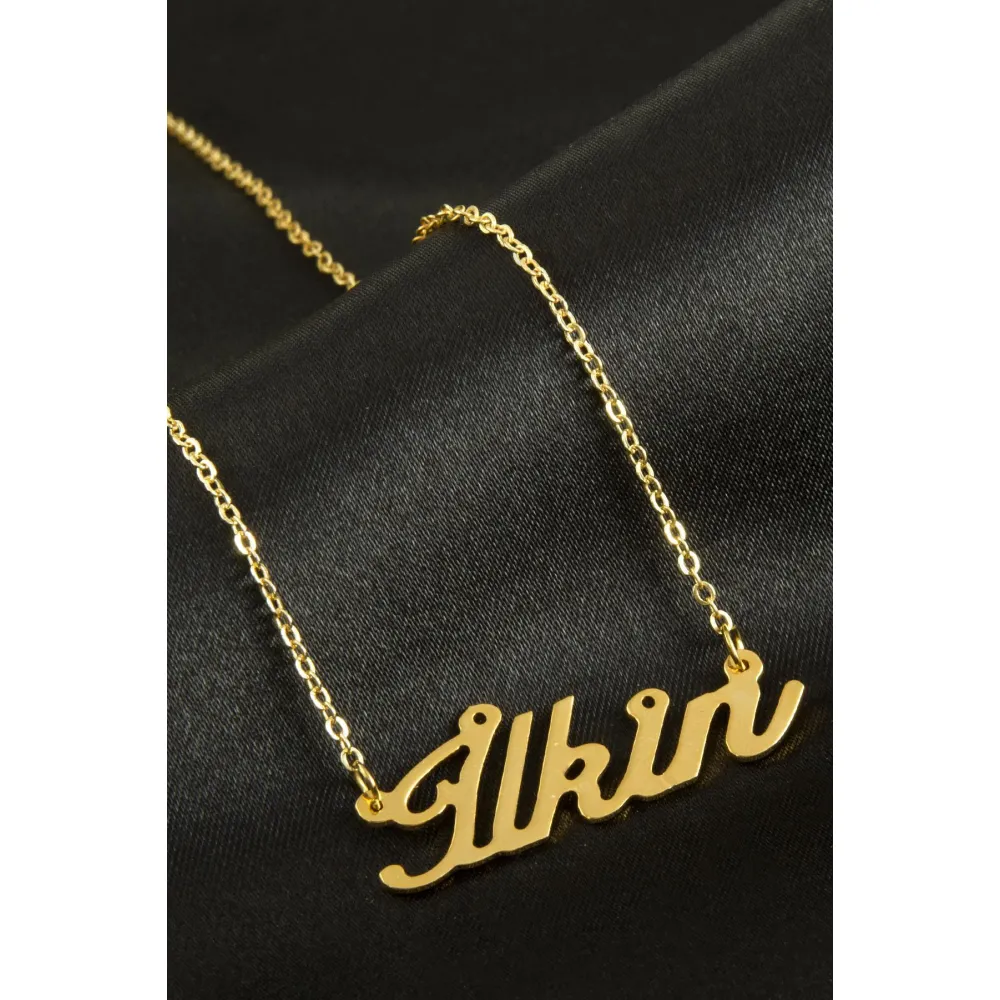 İlkin isimli kolye -Sarı