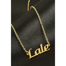 Lale isimli kolye -Sarı