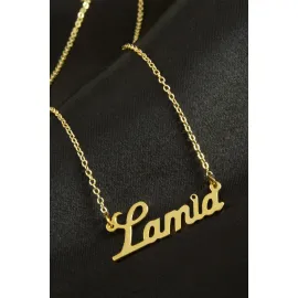 Lamia isimli kolye -Sarı