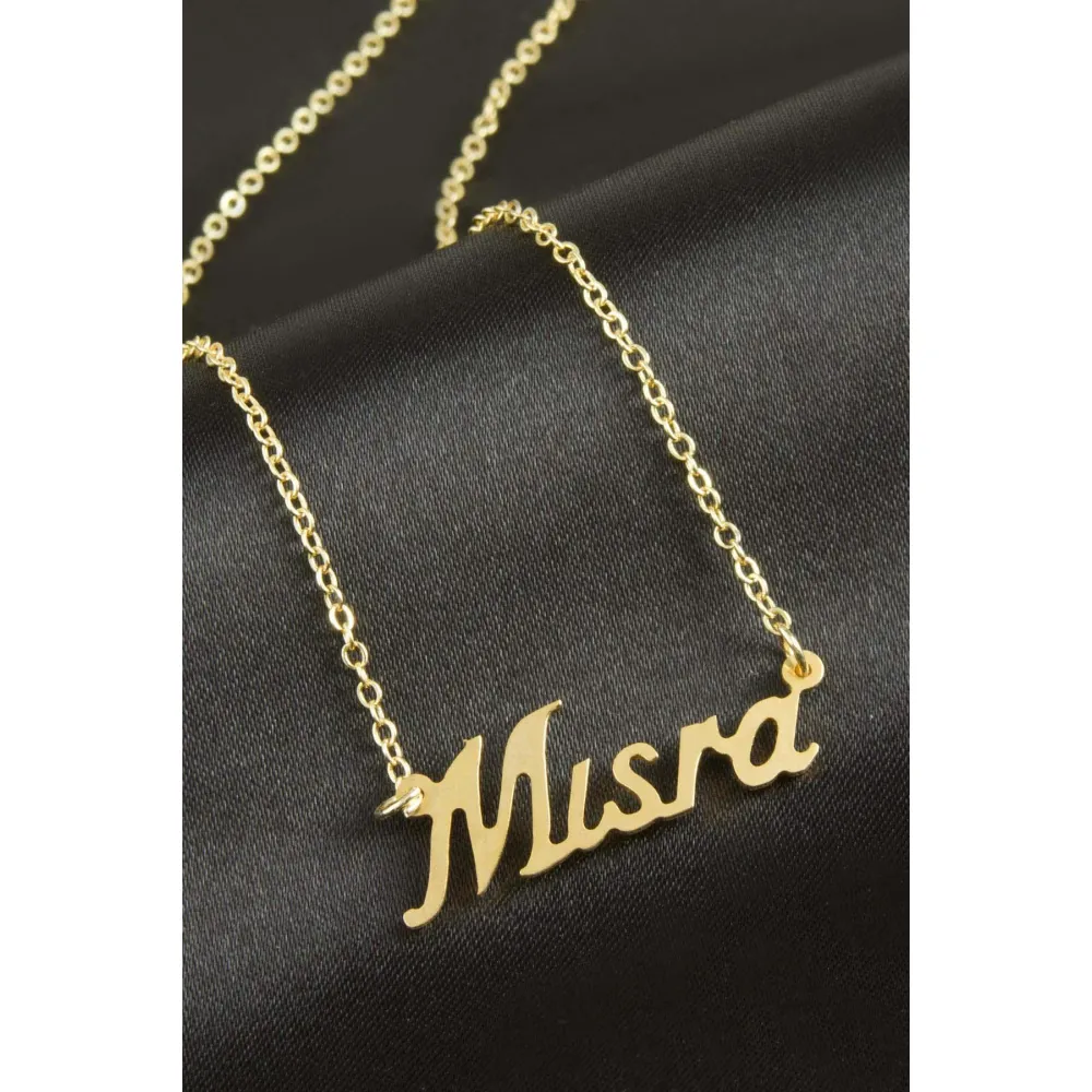 Mısra isimli kolye -Sarı