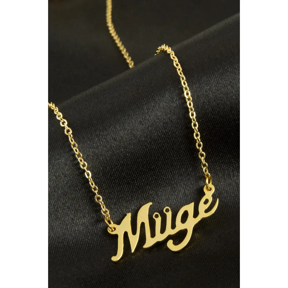 Müge isimli kolye -Sarı