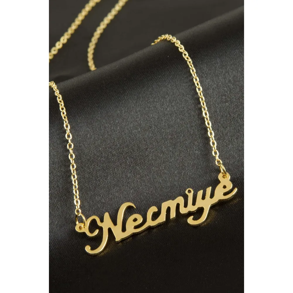 Necmiye isimli kolye -Sarı