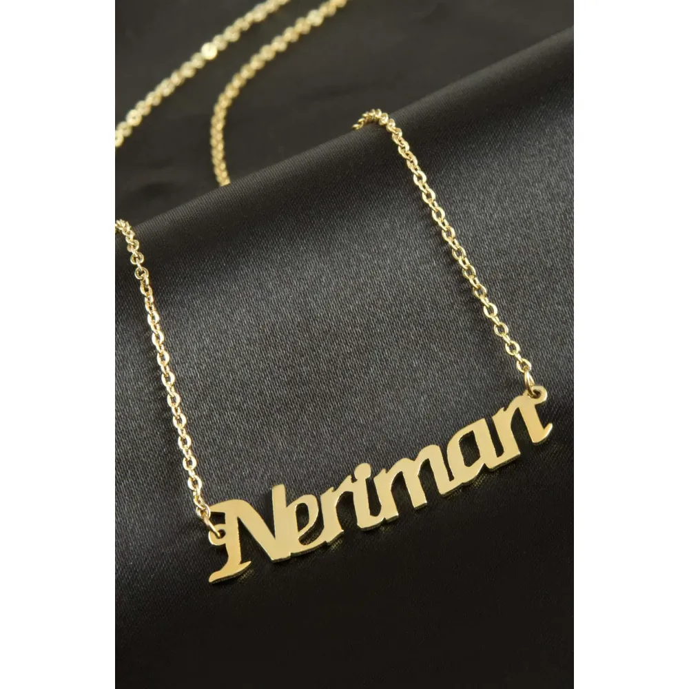 Neriman isimli kolye -Sarı