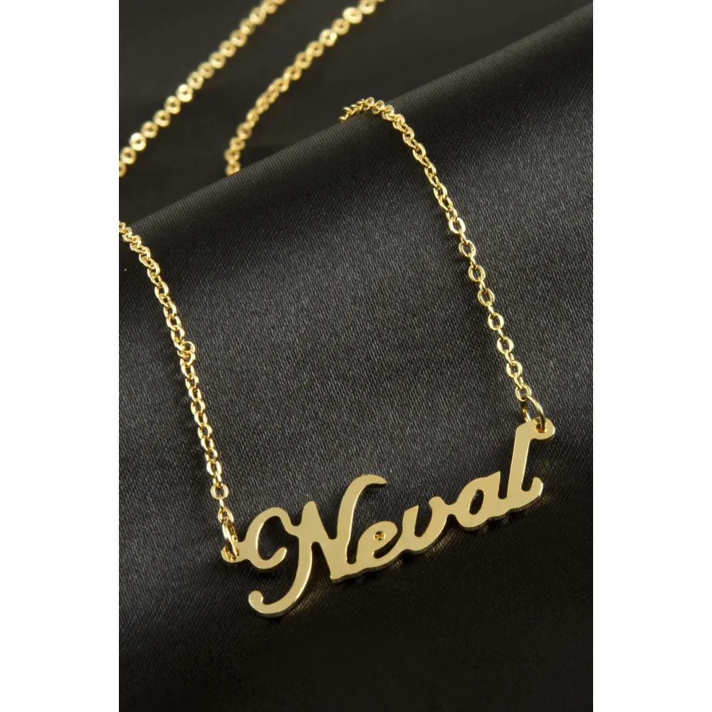 Neval isimli kolye -Sarı