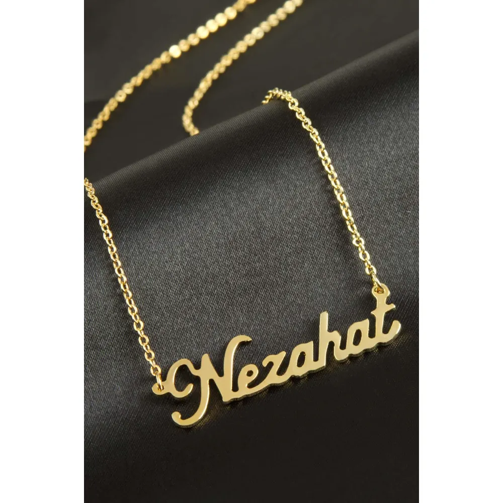 Nezahat isimli kolye -Sarı