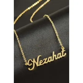 Nezahat isimli kolye -Sarı