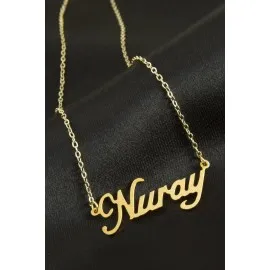 Nuray isimli kolye -Sarı