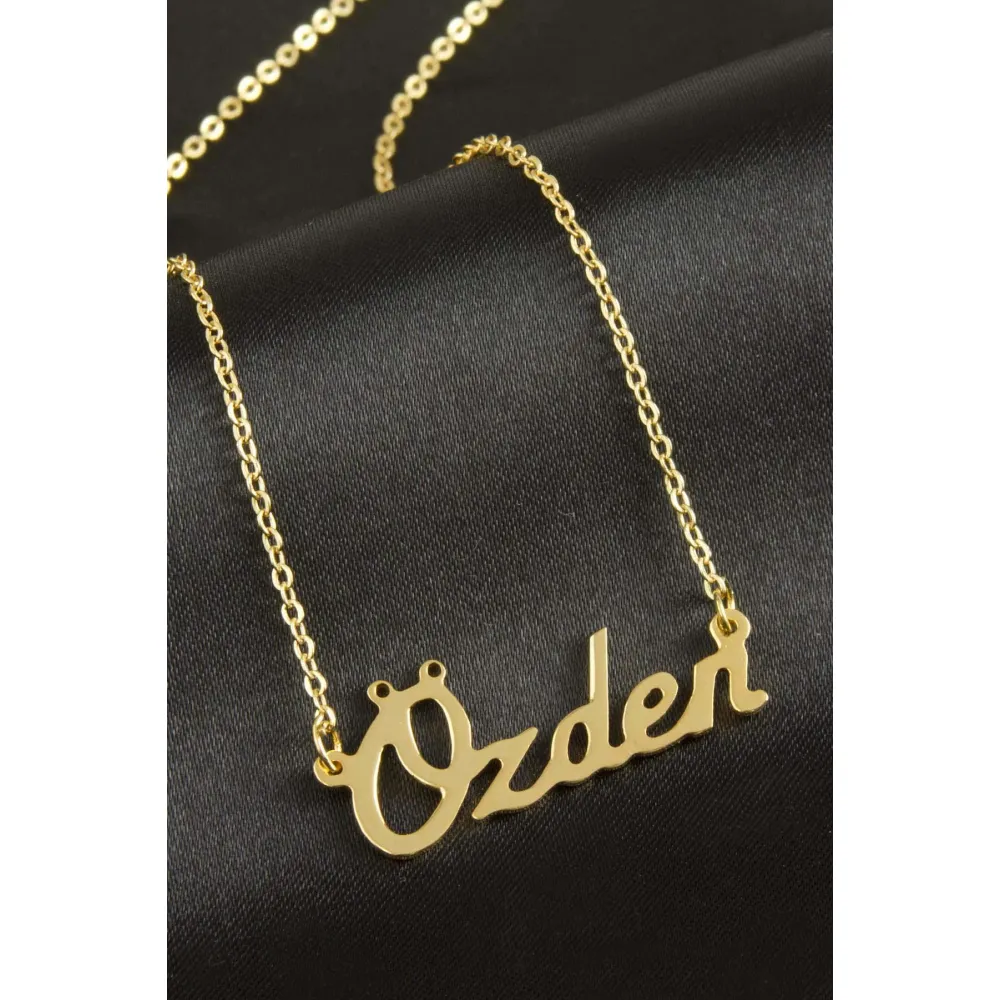 Özden isimli kolye -Sarı