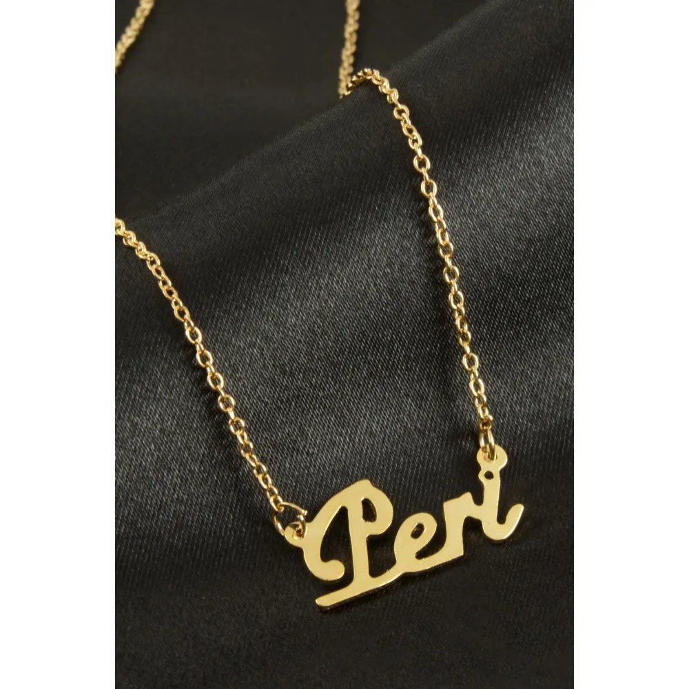 Peri isimli kolye -Sarı