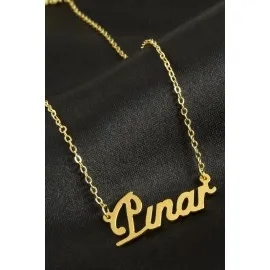 Pınar isimli kolye -Sarı