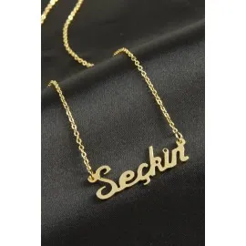 Seçkin isimli kolye -Sarı