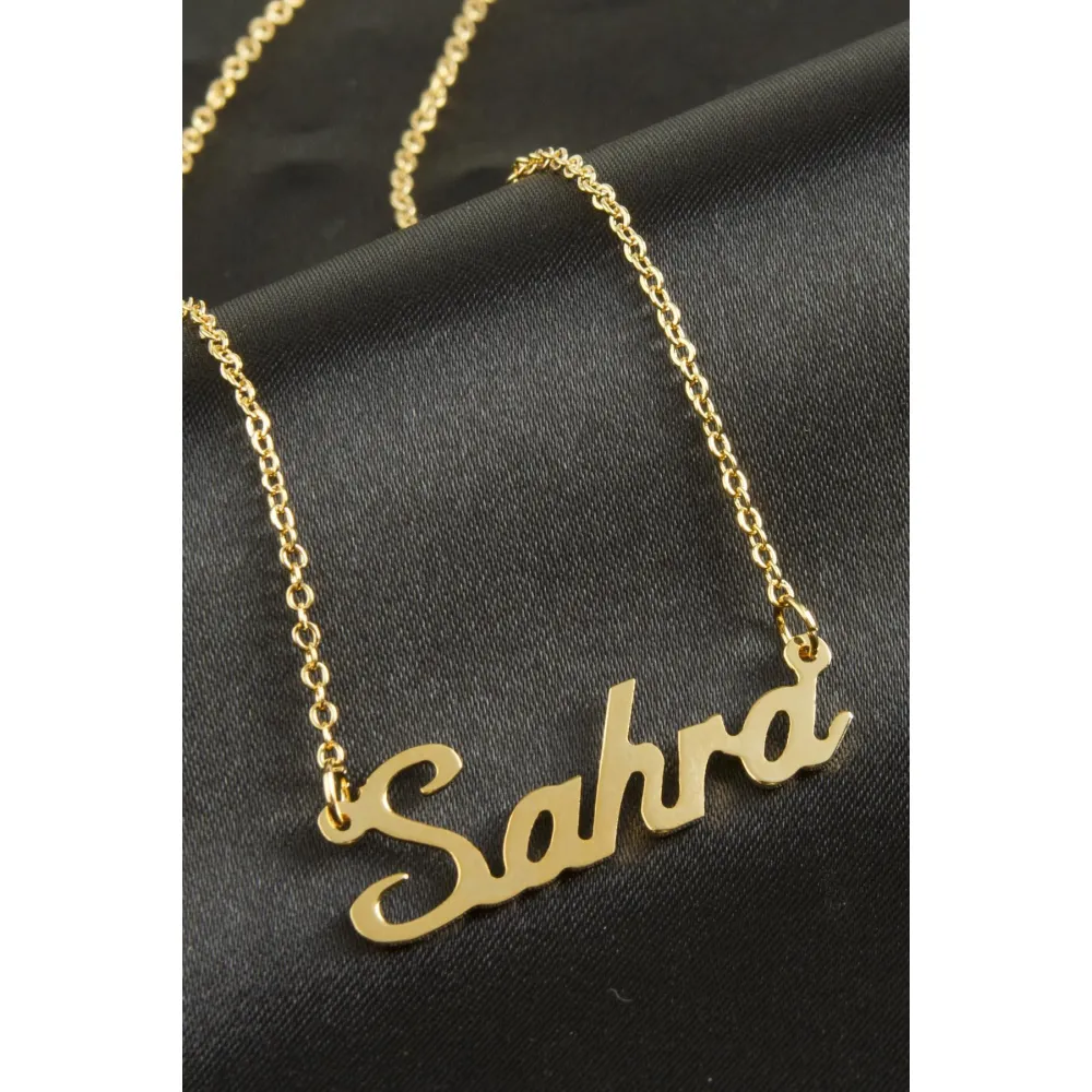 Sahra isimli kolye -Sarı