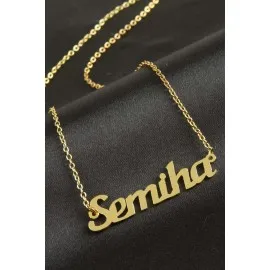 Semiha isimli kolye -Sarı