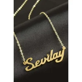 Sevilay isimli kolye -Sarı
