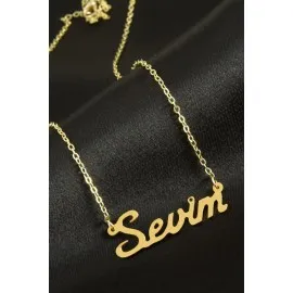 Sevim isimli kolye -Sarı