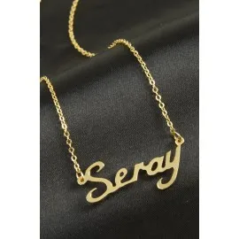 Seray isimli kolye -Sarı