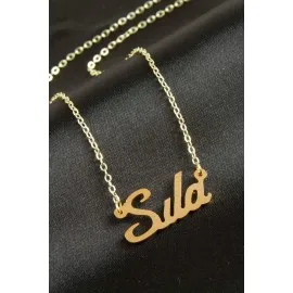 Sıla isimli kolye -Sarı