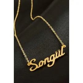 Songül isimli kolye -Sarı